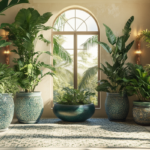 large indoor plant pots